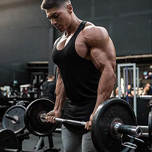 COOFANDY Men's 3 Pack Quick Dry Workout Tank Top Gym Muscle Tee Fitness Bodybuilding Sleeveless T Shirt - Image 4