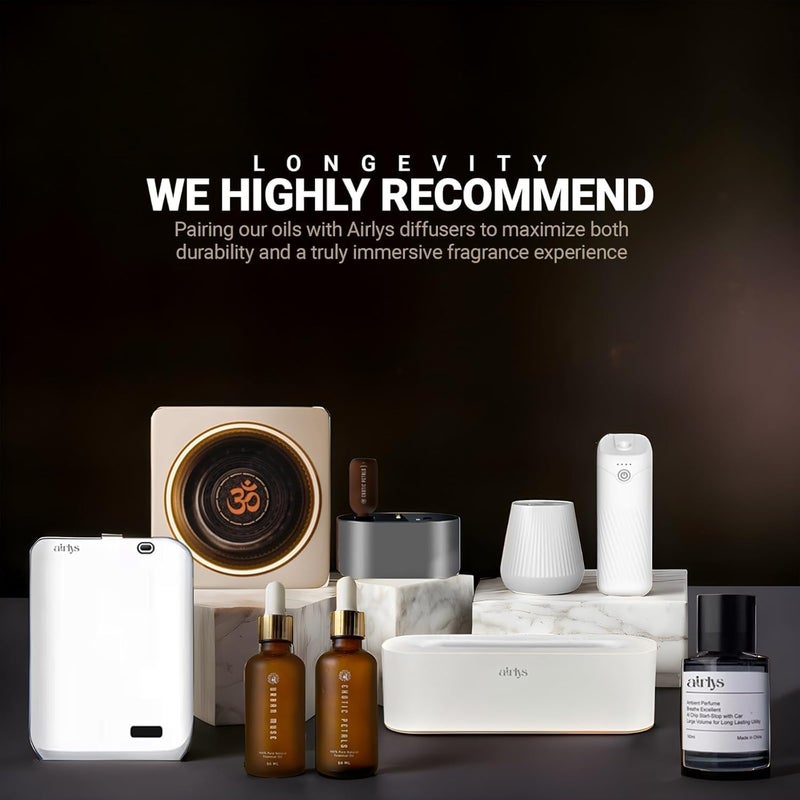 airlys مجموعة هدايا يوم المرأة من إيرليز مزيج مثالي من حب العطر 150 مل العلاج بالروائح مع ضوء LED ملون 7 مع صندوق فاخر مؤقت قابل للتخصيص وتأثير لهب ساحر للاسترخاء والأجواء - Image 5