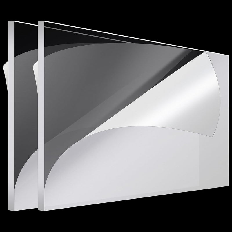 ARS Graphics ARS® 8x12'' Plexiglass Sheets 1/8 inch Thick - 3mm Clear Acrylic Sheets for DIY Projects and Crafts - Image 1