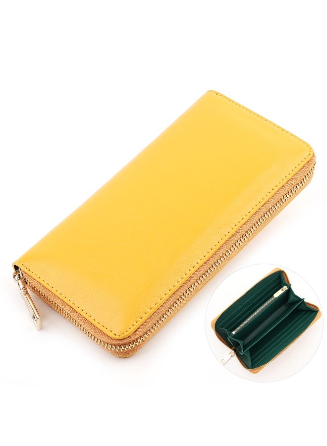 Mark Fairwhale New Oil Wax Cowhide Long Wallet