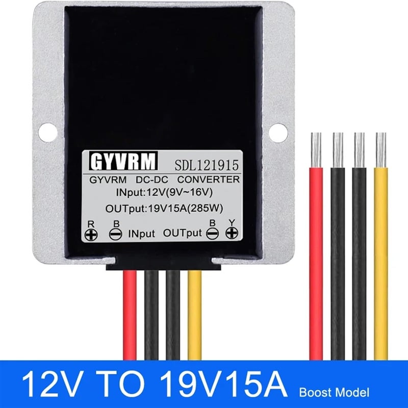 DC DC Converter Step up 12V TO 19V Boost Converter 12V TO 19V 1-15A Boost Converter 12V to 19V for Car Notebook(15A) - Image 2
