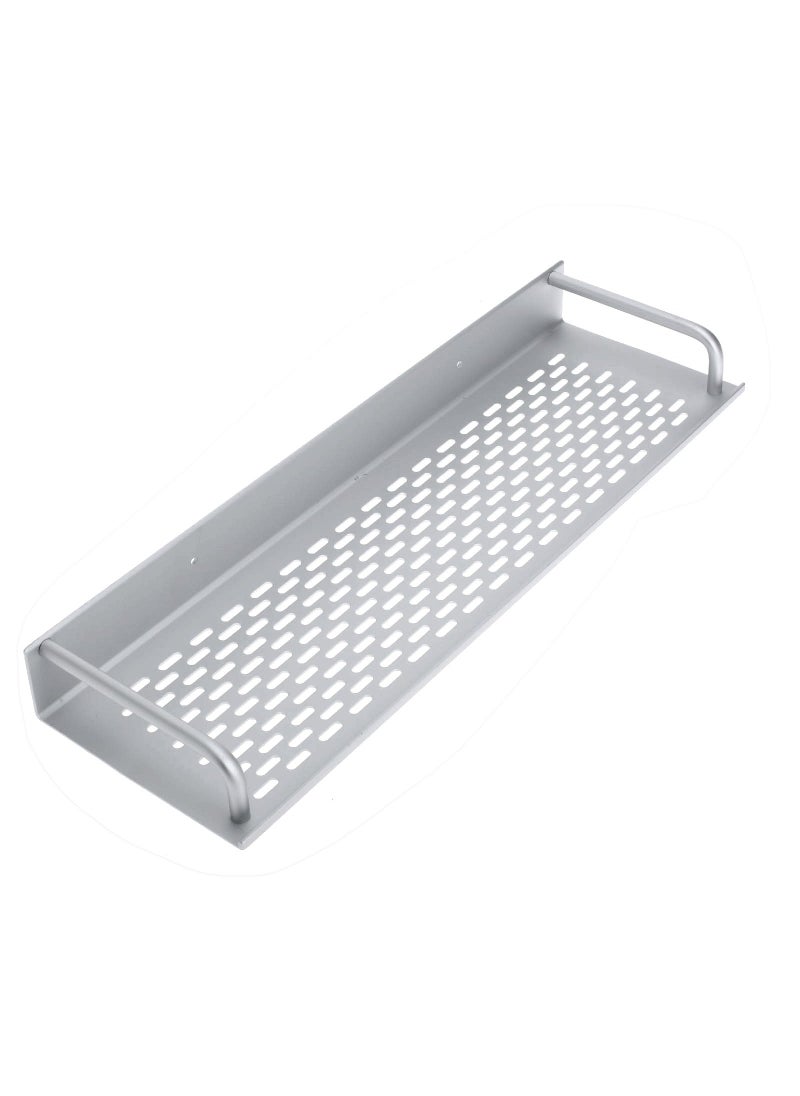 Dophee dophee 40cm Shower Caddy Rectangle Aluminum Bathroom Shower Organizers Bath Kitchen Spice Rack Holder Wall Mounted Rack Shelves Space Storage Organizer Accessories for Bathroom Restroom 