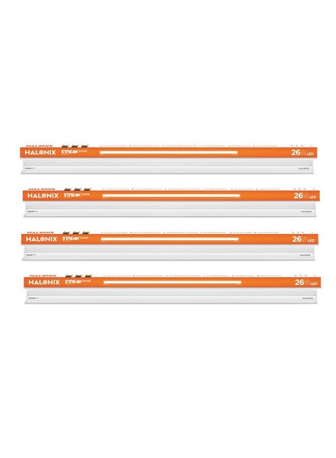 Halonix 26W Batten/Tubelight | 4-ft LED Batten for Living Room & Bedroom | Cool White light| Pack of 4 - Image 1