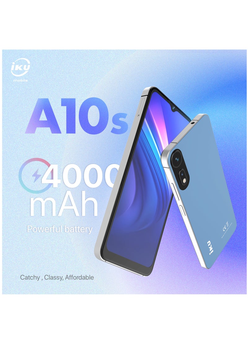IKU A10s Dual sim, 6.6inch, 2+2GB Ram 64GB ROM, 4G - Lake Blue  - Image 4