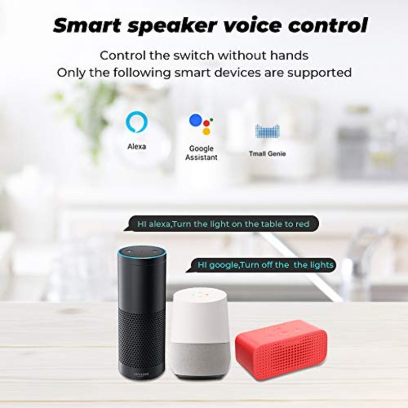 20A Tuya Smart Plug WIFI Wireless Outlet Smart Socket Timing Schedule Power Monitoring Overload Protection Smart Life App Remote Control Works with Alexa and Google Home 2pcs - Image 4