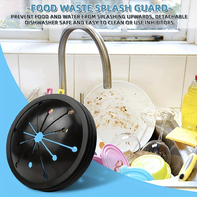 3 3/8 Inch Garbage Disposal Splash Guard Kitchen Sink Drain Plug Collar Baffle - Image 4