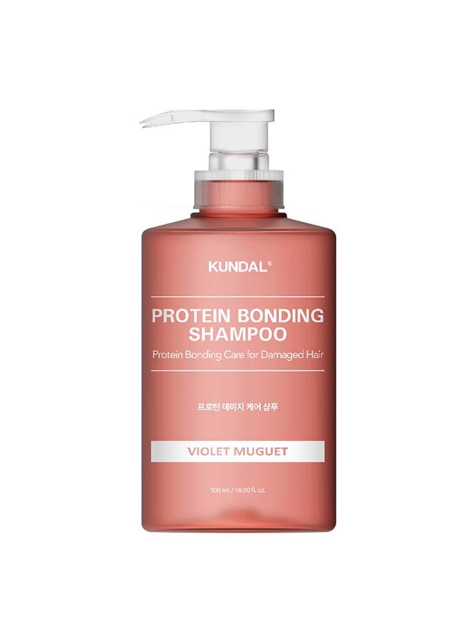 Kundal Protein Bonding  Hair Shampoo For Damaged Hair Violet Muguet 500ml - Image 1