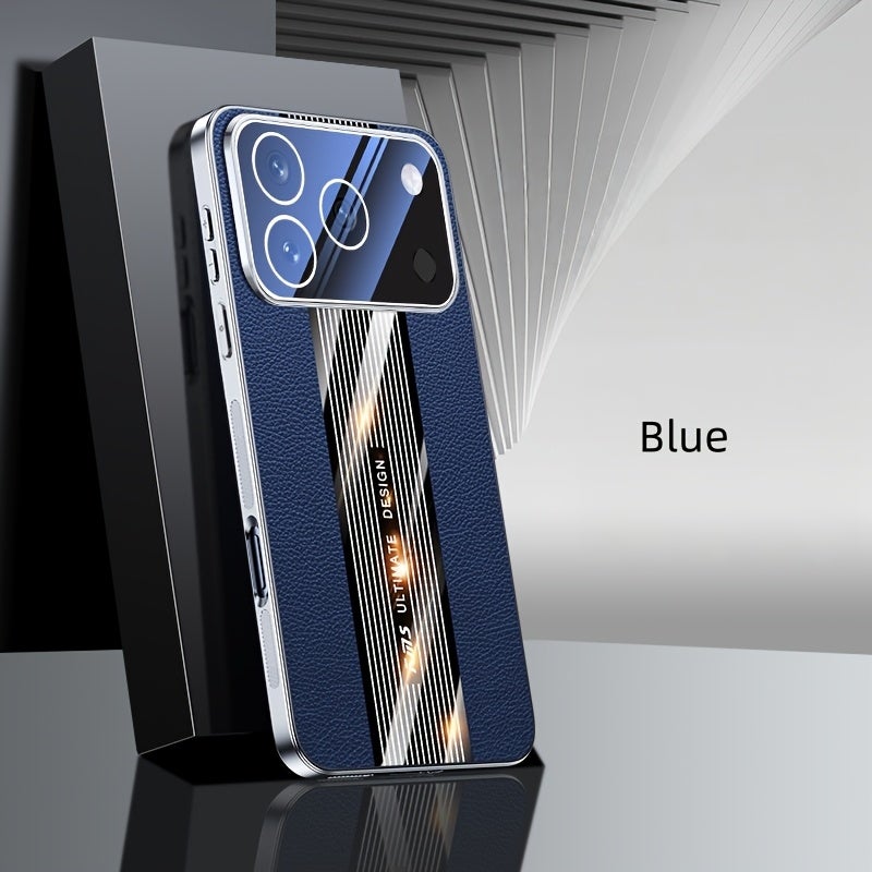 kms Premium Synthetic Leather Phone Case for Honor 600 / 600 Pro – Vintage Splicing Design, Shockproof, Anti-Fingerprint, with Camera Lens Protection - Image 5