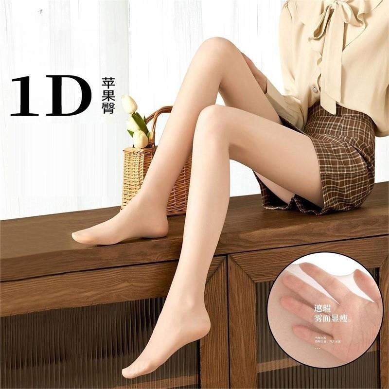 Dress-Apple hip mask silk skin socks high elastic light base socks postage home other - Image 2
