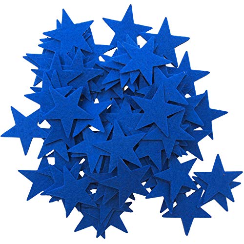 Playfully Ever After 1.5 and 3 inch Combo Size Stiff Felt Stars 46pc (Red, White, & Blue) - Image 5