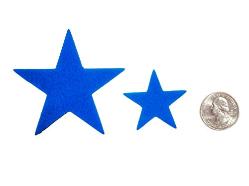 Playfully Ever After 1.5 and 3 inch Combo Size Stiff Felt Stars 46pc (Red, White, & Blue) - Image 2