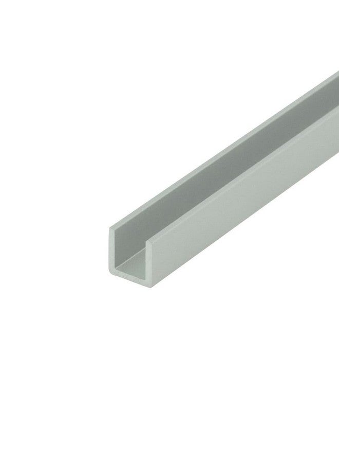OUTWATER قناة U من الألمنيوم المؤكسد الشفاف 1/4'' بأبعاد داخلية بطول 36'' (عبوة من 4) Alu257-S C-Channel - Image 1