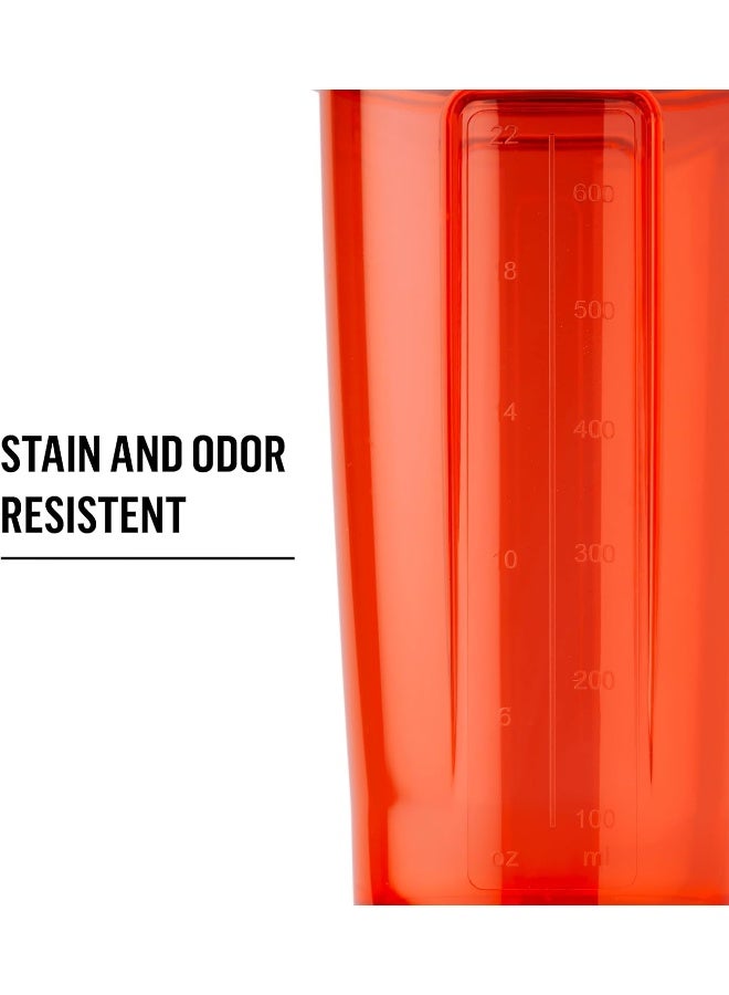 Blender Bottle زجاجة خلط بلندر بوتل برو سيريز مثالية لخلطات البروتين وما قبل التمرين، 28 أونصة، رمادي كامل الألوان - Image 4