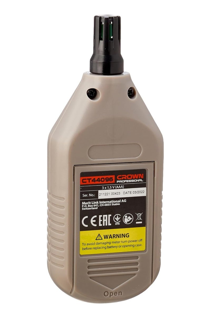 CROWN Temprature and Humidy Meter CT44096 - Image 3