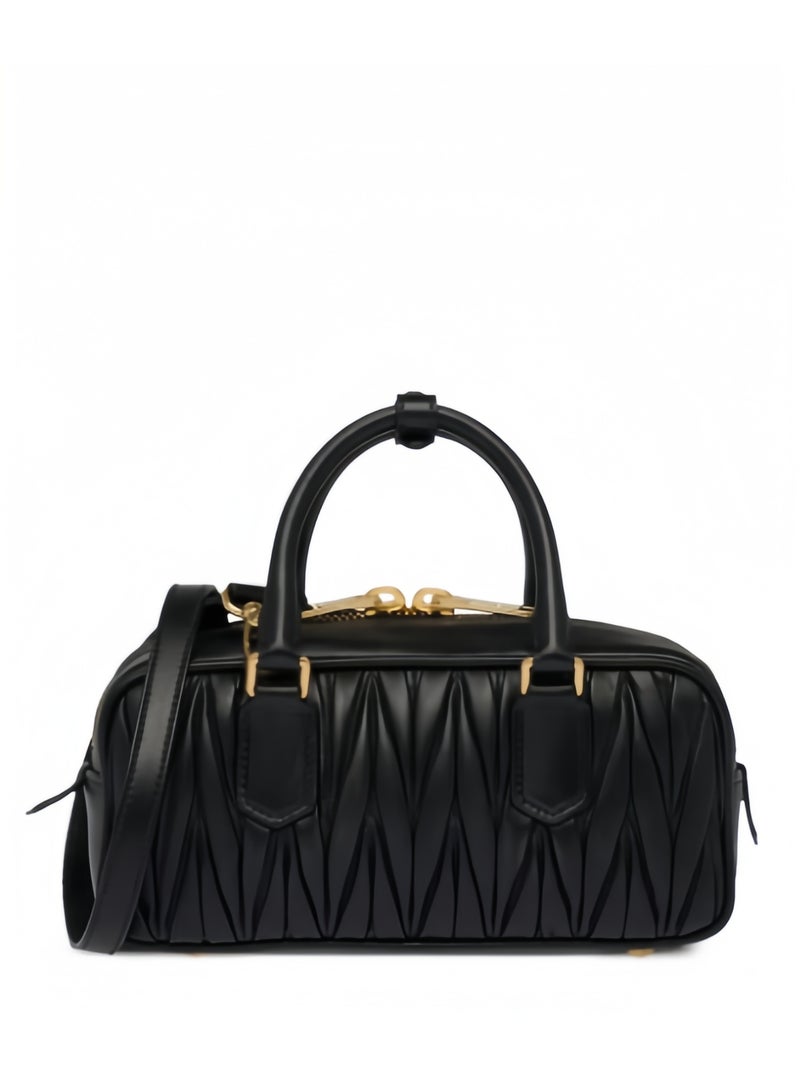 Miu Miu MIU Small Arcadie Top Handle Bag in Matelassé Nappa Leather Crossbody Shoulder Zip Closure - Image 2