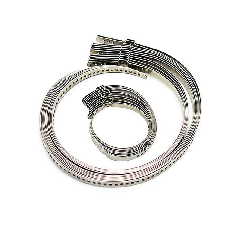 Stainless Steel Universal Adjustable AXLE CV Joint Boot Crimp Clamp Kit CV Boot Clamp 30PCS15pcs Small 15pcs Large