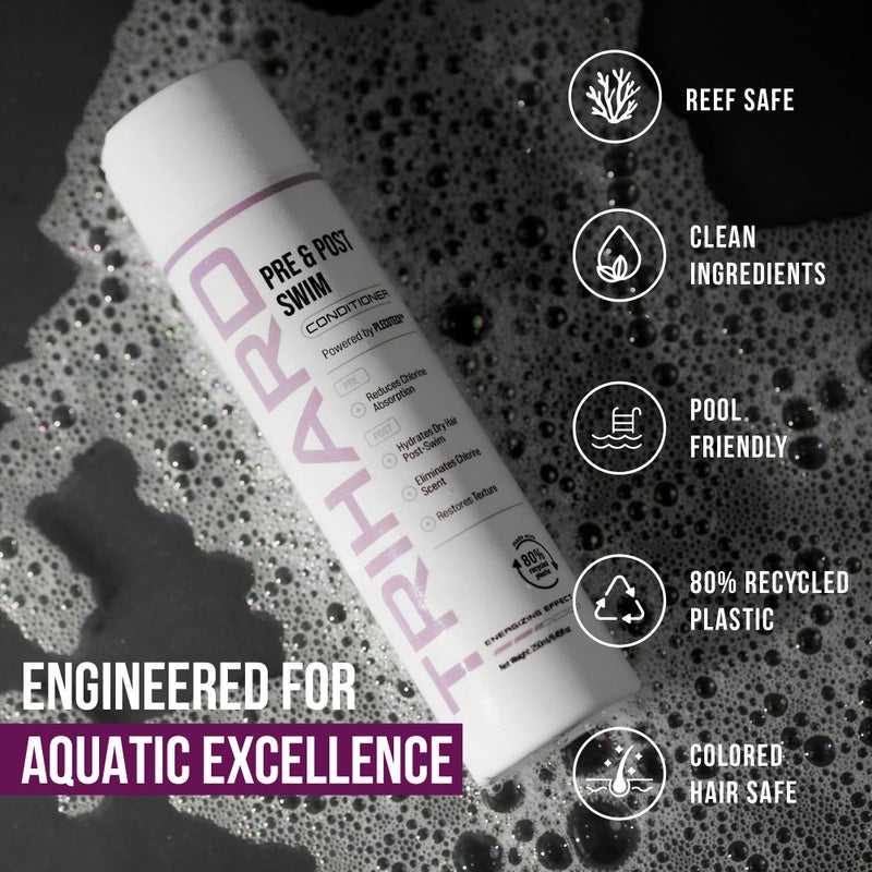 TRIHARD Chlorine Defense Swim Conditioner, Protect and Hydrate Hair from Pool and Ocean, Chlorine and Saltwater Pre and Post Swim Hair Protection, Hydrating Conditioner for Swimmers - Image 5