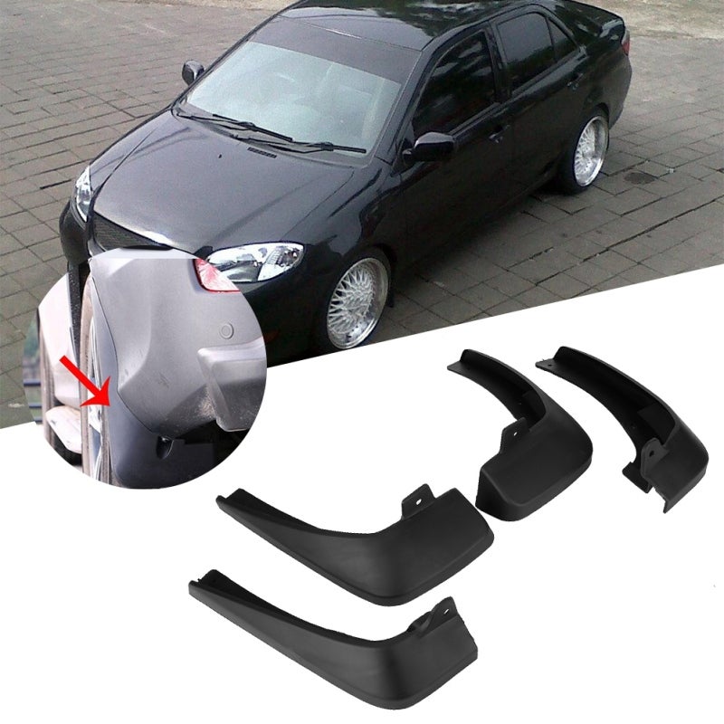 Car Mud Flaps: Injection Thermoplastic Material - Durable & Precise Fit Mudguards for Toyota Vios Automotive Exterior Protection - Image 5