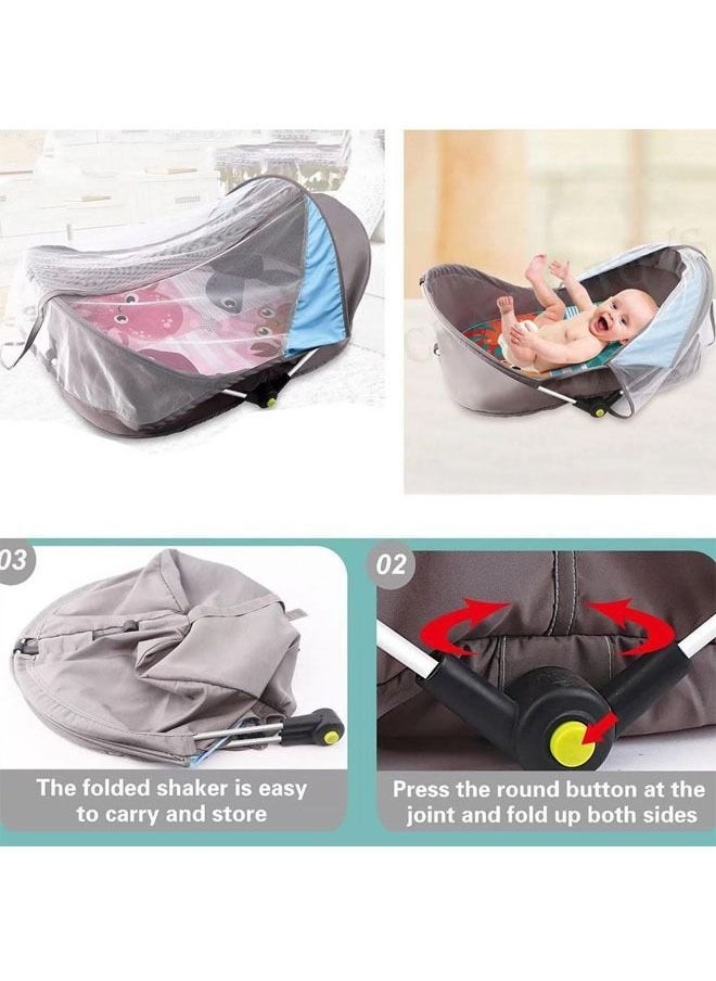 NKX New Born Toddler Rocker with Tray  - Image 3