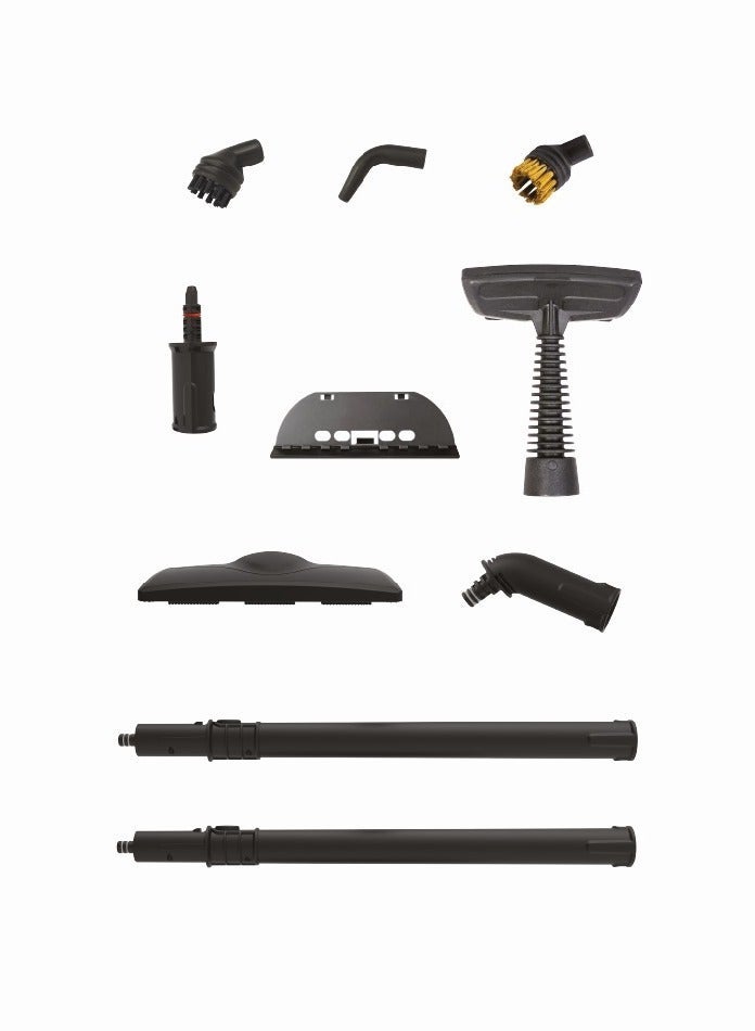 دينكس منظف ​​بخار متعدد الوظائف، لتنظيف الأرضيات/تنظيف السيارة/تنظيف الأريكة/تنظيف المطبخ/تنظيف المرحاض/تنظيف الغسالة/تنظيف المنزل ممسحة بخار محمولة باليد متعددة الاغراض  13 ملحق للارضيات والنوافذ والسجاد والمطبخ وازالة بقع الحمام، سلك طاقة بطول 3 متر - Image 4