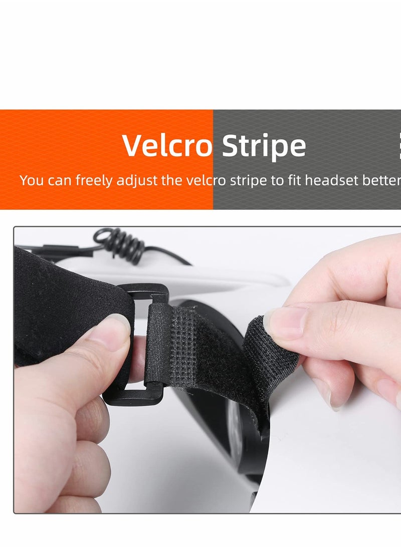 Generic - Deluxe Audio Strap Adapter Kit for Oculus Quest 2, HTC Vive (V2) & FrankenQuest 2 - Smartly Connected VR Headset Strap for Enhanced Comfort and Experience. - Image 1