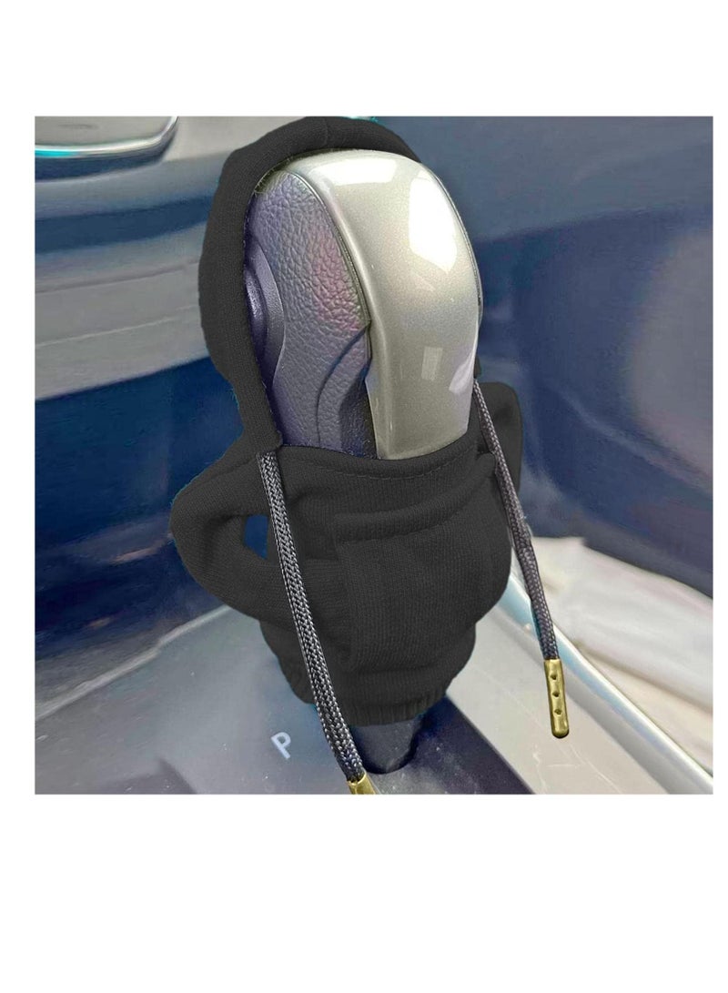 الأزرق جي دبليو Car Gear Shift Cover Shifter Knob Hoodie Funny Stick Protector Fits Manual Or Automatic Universal - Image 2