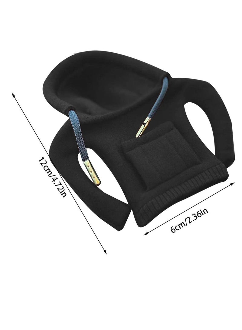 الأزرق جي دبليو Car Gear Shift Cover Shifter Knob Hoodie Funny Stick Protector Fits Manual Or Automatic Universal - Image 3