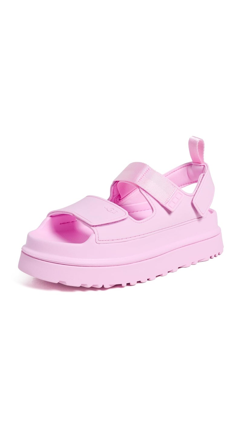 UGG Women's Goldenglow Sandal, Pink Diamond, 9 - Image 1