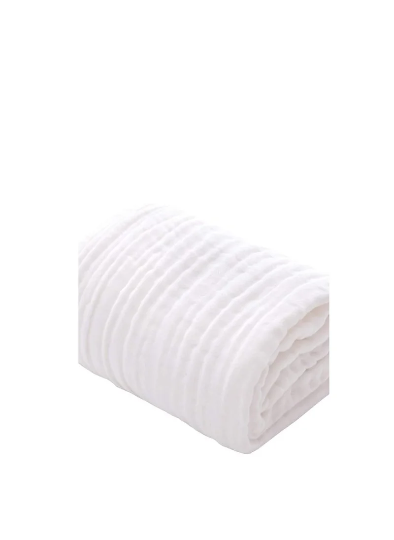 أنفي بيبي Organic six layered Muslin Bath Towel White