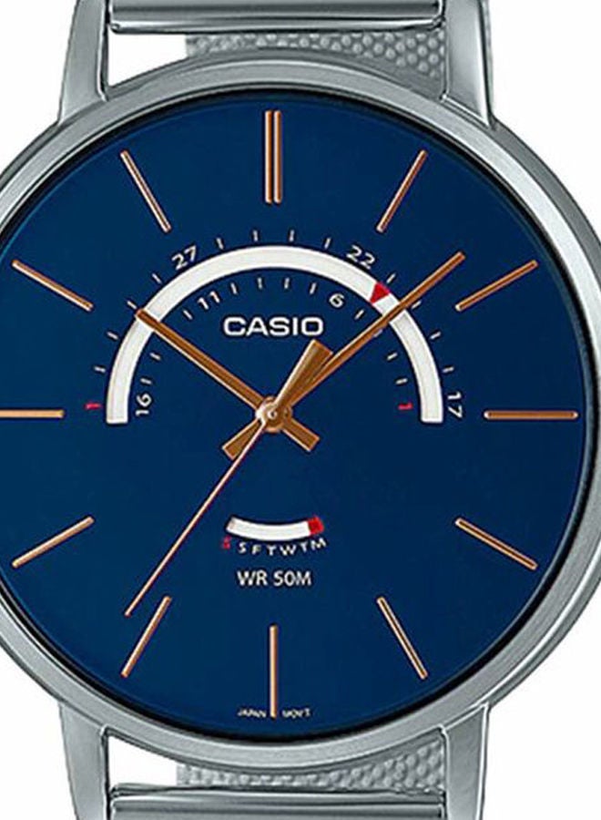 CASIO Men Wrist Watch MTP-B105M-2AVDF - 43 mm - Silver - Image 2