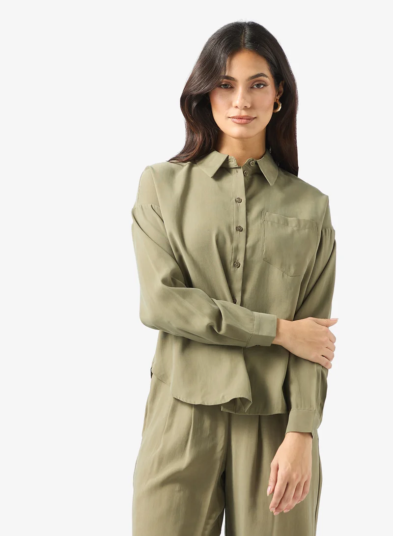 Regular Fit Button Down Shirt