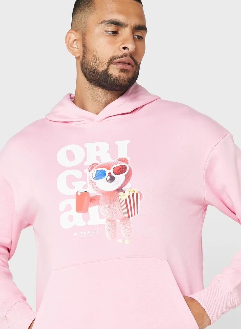 JACK & JONES Original Printed Hoodie