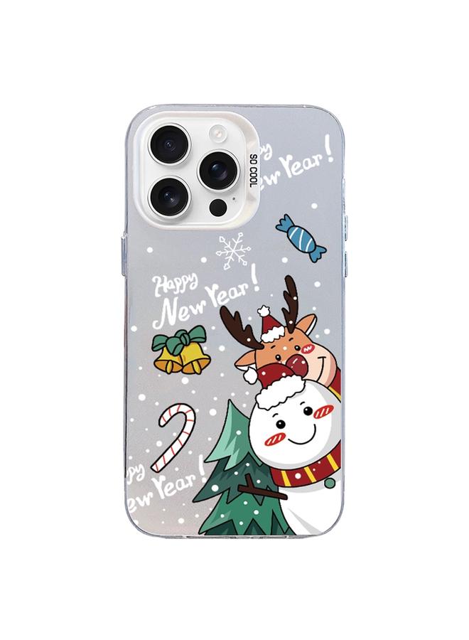 S-TOP Case For iPhone 12 Pro Max Christmas Series PC Full Coverage Pattern Phone Case - Image 1