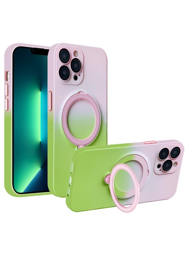 Zaboon Case For iPhone 13 Pro Max Gradient TPU MagSafe Holder Phone Case - Image 1