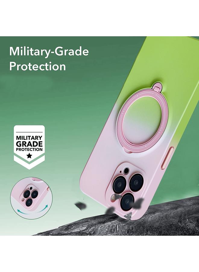 Zaboon Case For iPhone 13 Pro Max Gradient TPU MagSafe Holder Phone Case - Image 4