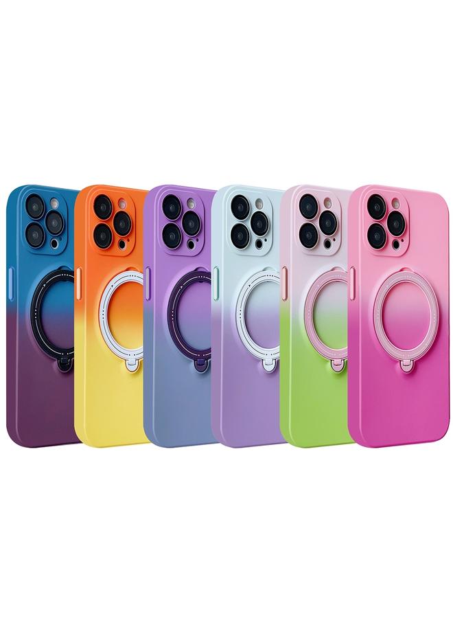 Zaboon Case For iPhone 13 Pro Max Gradient TPU MagSafe Holder Phone Case - Image 2