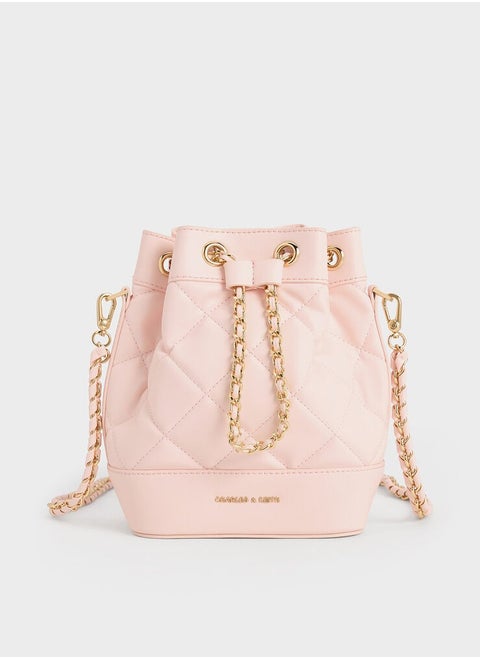 Julia Quilted Two-Way Bucket Bag