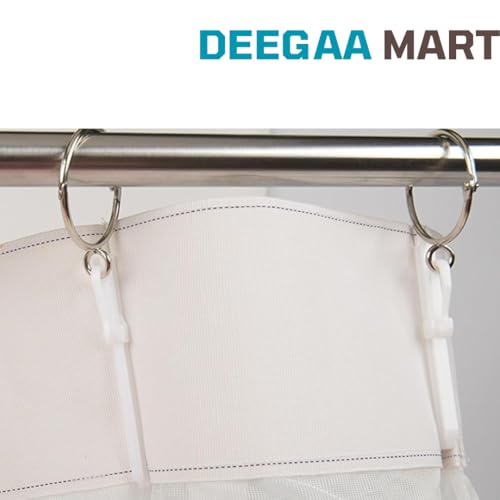 DEEGAA MART 24 PCS Adjustable Plastic Pinch Pleat Curtain Hooks, Ratchet System Pin Hooks for Pinch Pleated Drapery, 85mm Plastic Adjust Hooks for Curtains and Drapes - Image 4