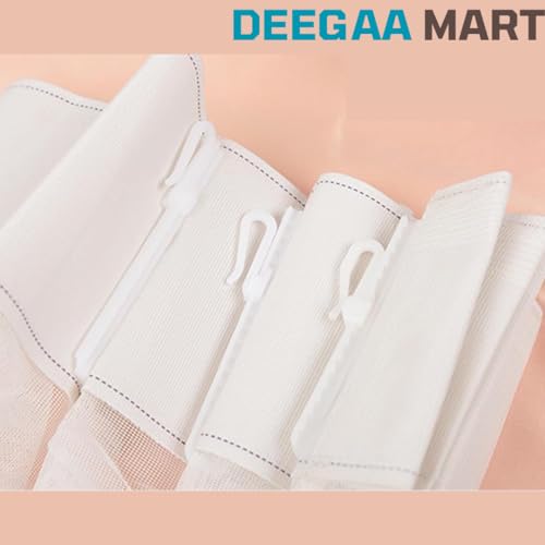 DEEGAA MART 24 PCS Adjustable Plastic Pinch Pleat Curtain Hooks, Ratchet System Pin Hooks for Pinch Pleated Drapery, 85mm Plastic Adjust Hooks for Curtains and Drapes - Image 3