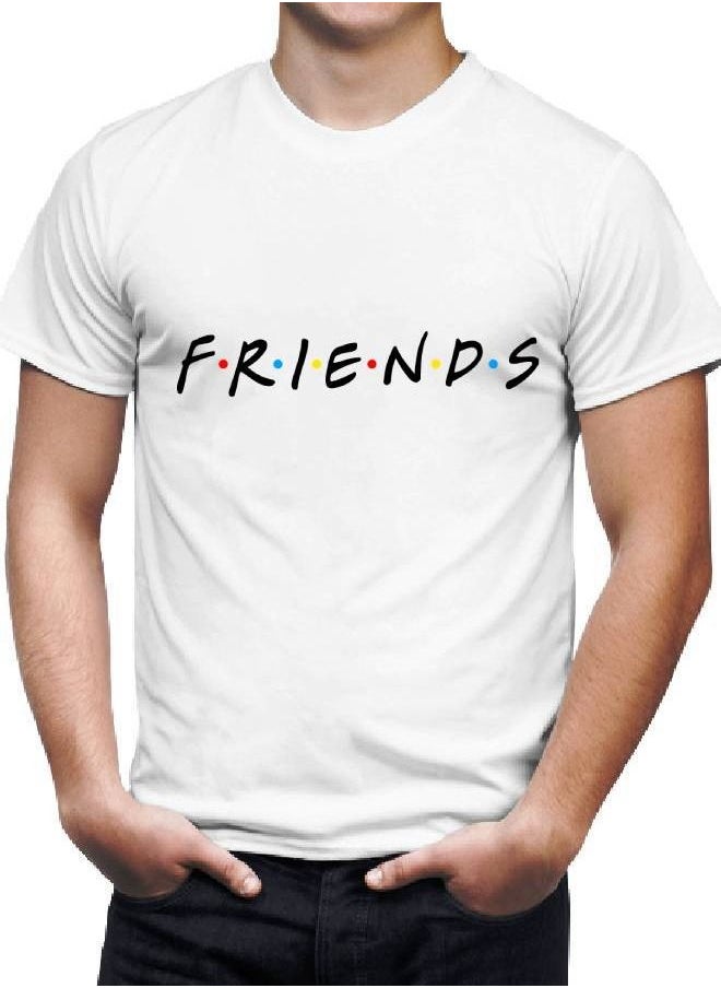 LOUD UNIVERSE - Men’s Soft T Shirt Printed Friends - Image 1