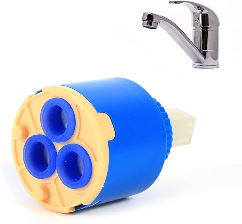 klarako 35mm/40 mm Faucet Ceramic Cartridge Replacement Monobloc Bathroom Kitchen Mixer Taps - Tap Replacement Spares(35mm) - Image 1