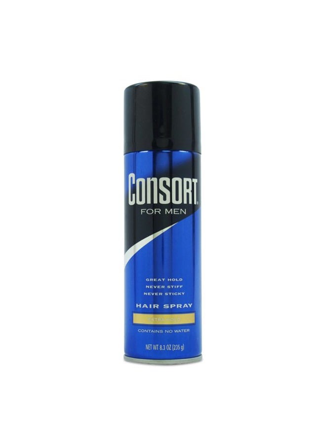 Consort Extra Hold Hair Spray Aerosol for Men, 8.30 Ounce - Image 1