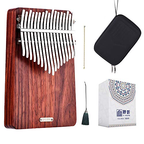 LingTing Kalimba 17 keys Thumb Piano Mbira Finger Piano Gift for Kids Adult Beginners Professional（LT-K17A,wind whisperer) - Image 1
