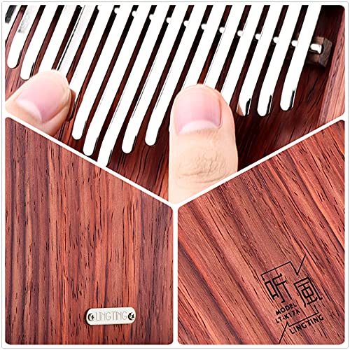 LingTing Kalimba 17 keys Thumb Piano Mbira Finger Piano Gift for Kids Adult Beginners Professional（LT-K17A,wind whisperer) - Image 3
