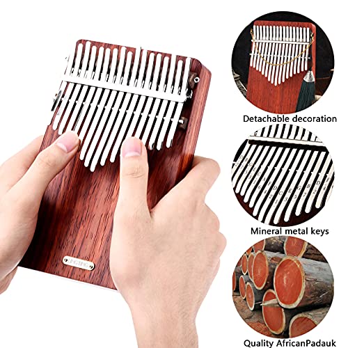 LingTing Kalimba 17 keys Thumb Piano Mbira Finger Piano Gift for Kids Adult Beginners Professional（LT-K17A,wind whisperer) - Image 2