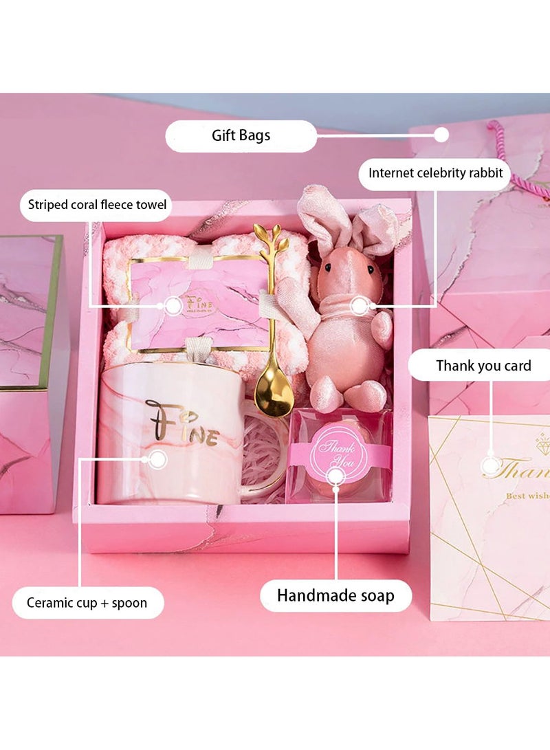 MissTiara Women's Gift Baskets - Birthday Gift Box Set Ramadan Gift Basket, Wedding Gift Set, Women's Friendship Care Package, Women's Friends Gift Set - Image 4