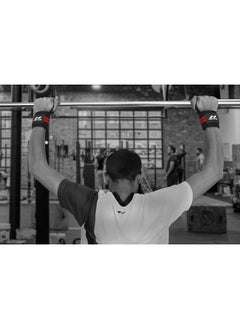 Nivia Nivia Weight Lifting Wrist Support with Thumb Loop Strap for Gym- Made of Velcro and Elastic Band for Men & Women (Red/Black)  - Image 5