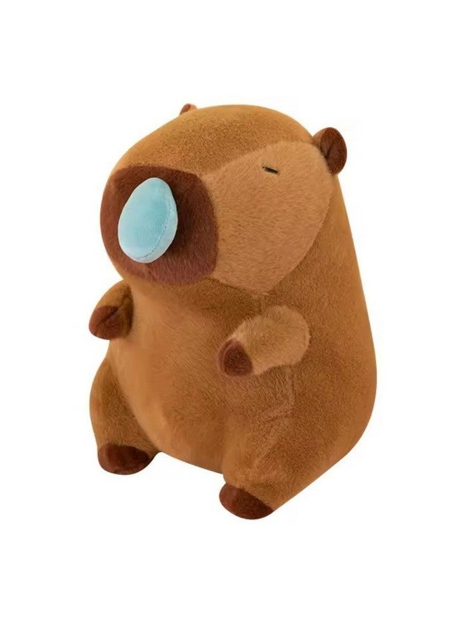 ADORA Capybara Soft Plush Toy -Small Size 25 cm Cute and Cuddly Brown Plush Stuffed Animal for Babies, Kids Lovable Fluffy Capybara Plushies Realistic Design Stuffed Doll Snot-Pulling Fun for Kids - Image 1