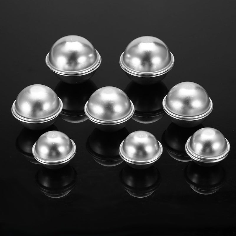 OEBUAFI Handmade Aluminium Alloy Bath Bomb, Tools for DIY Crafting and Baking, Easy to and Portable for Cake Making and Bath Bombs (Aluminum Alloy 3) - Image 3