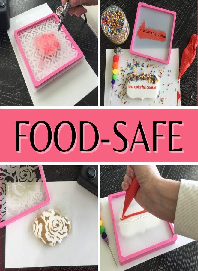 غرافكس فيلم بلاستيكي حرفي آمن غذائيًا من جرافيكس - قابل لإعادة الاستخدام، سمكه 0.0075 بوصة، شفاف، مثالي لقوالب تزيين السكر، وتزيين الكعك والبسكويت، وأعمال الشوكولاتة، وغيرها، غير لامع، مقاس 12 × 12 بوصة، عبوة من 25 قطعة - Image 3